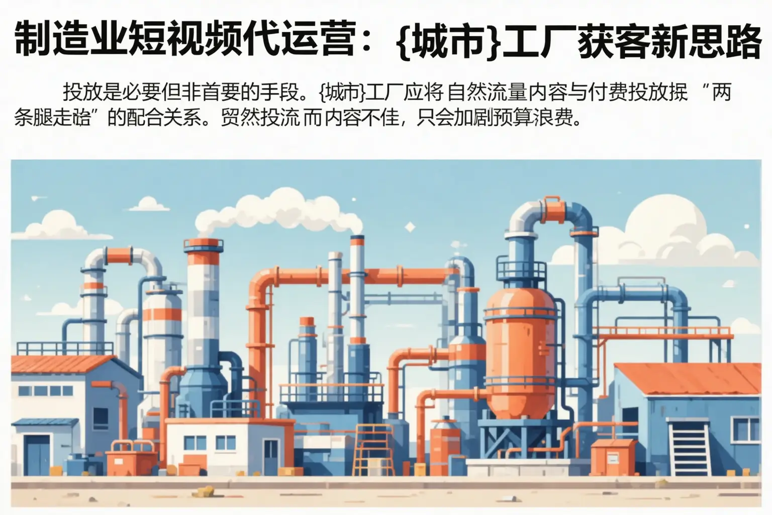 制造业短视频代运营:丹阳工厂获客新思路